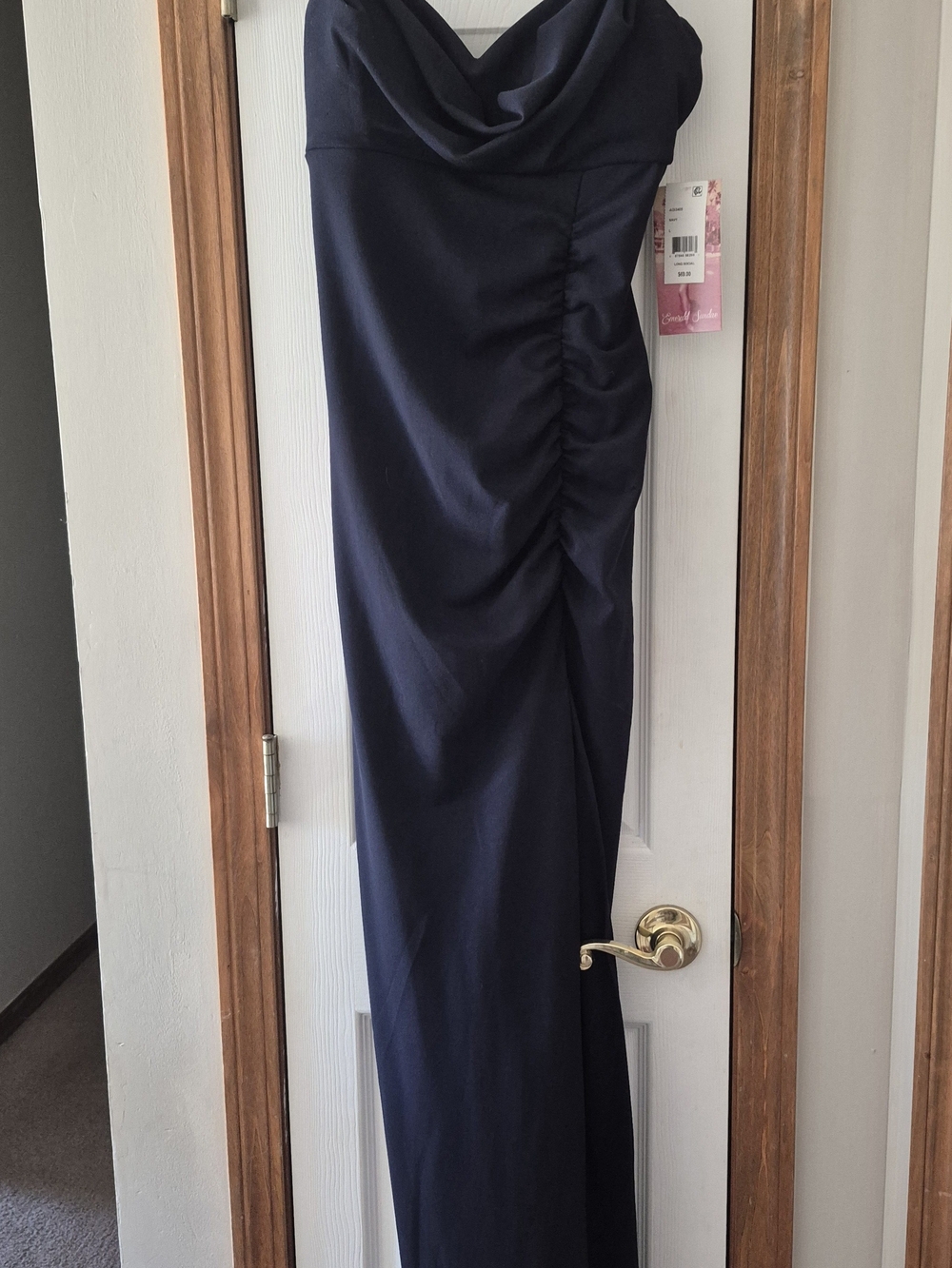 Emerald Sundae Navy Evening Dress